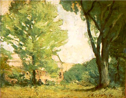 Behind the Colt Memorial